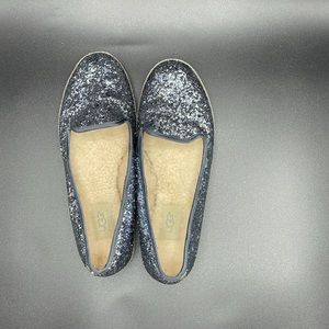Ugg Sz 8 Alloway Sparkle Glitter Flats